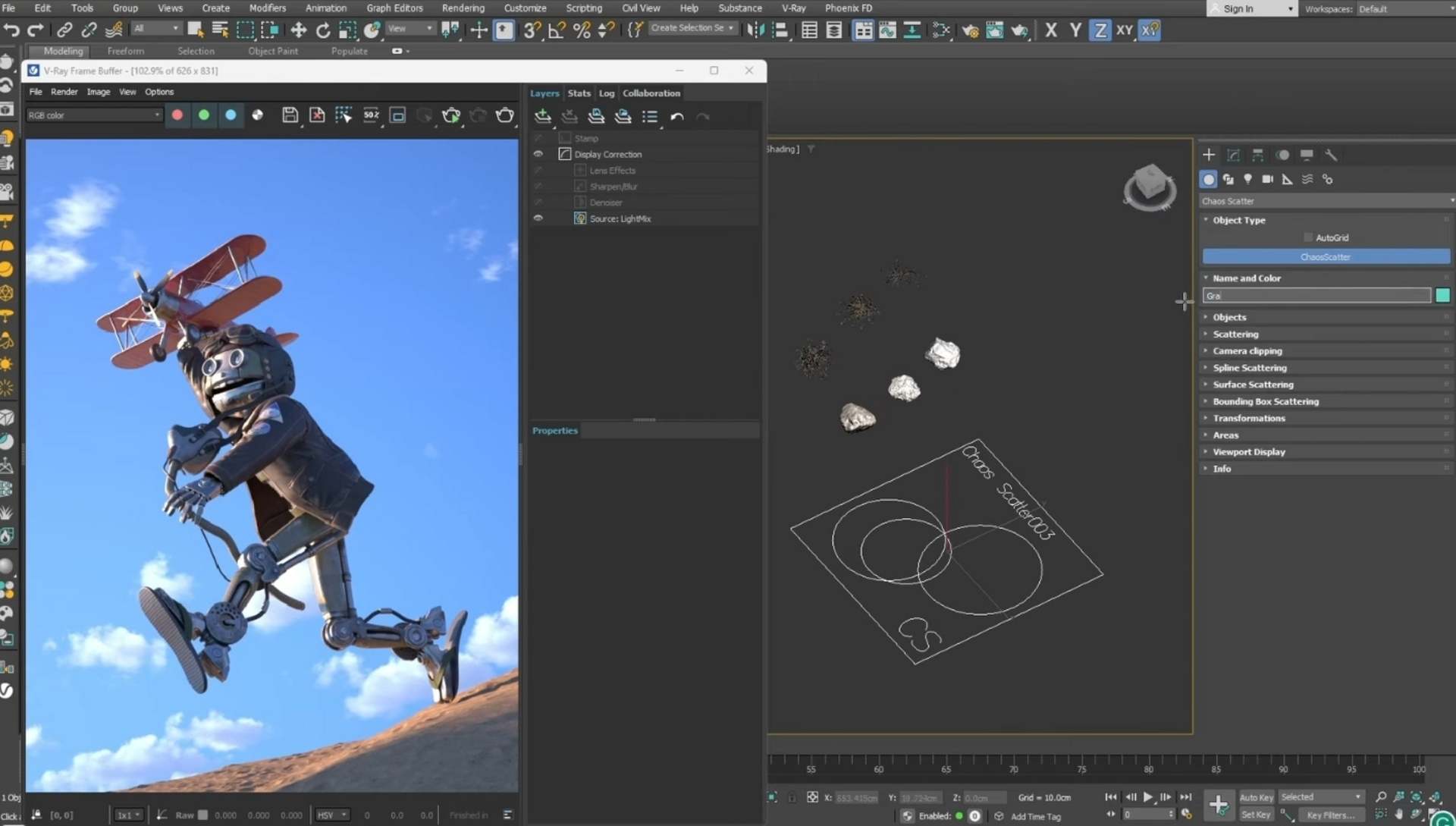 Một số mẹo tạo nhân vật robot 3D trong 3ds Max và V-Ray 4