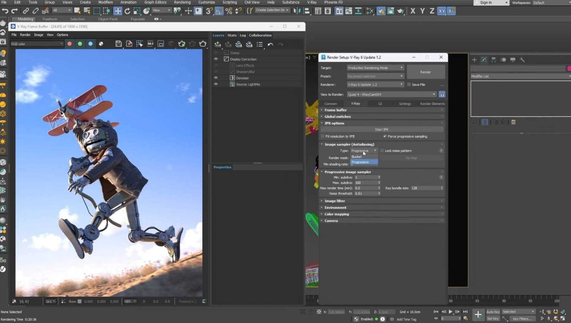 Một số mẹo tạo nhân vật robot 3D trong 3ds Max và V-Ray 5