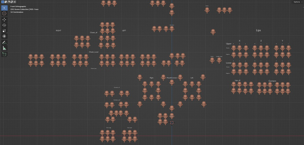 Tạo hình khuôn mặt bằng các hình mẫu với Blender ảnh 1