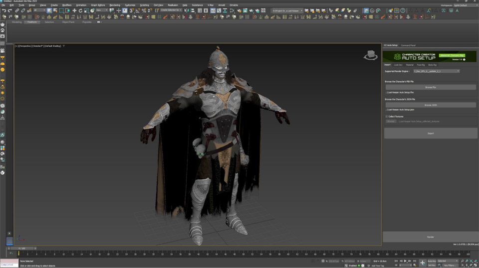 Streamlining Game Character Creation with CC Auto Setup for 3ds Max and V-Ray 5