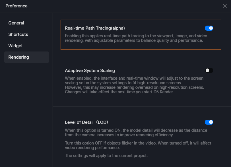 Những cập nhật mới trong D5 Render phiên bản 2.10 1