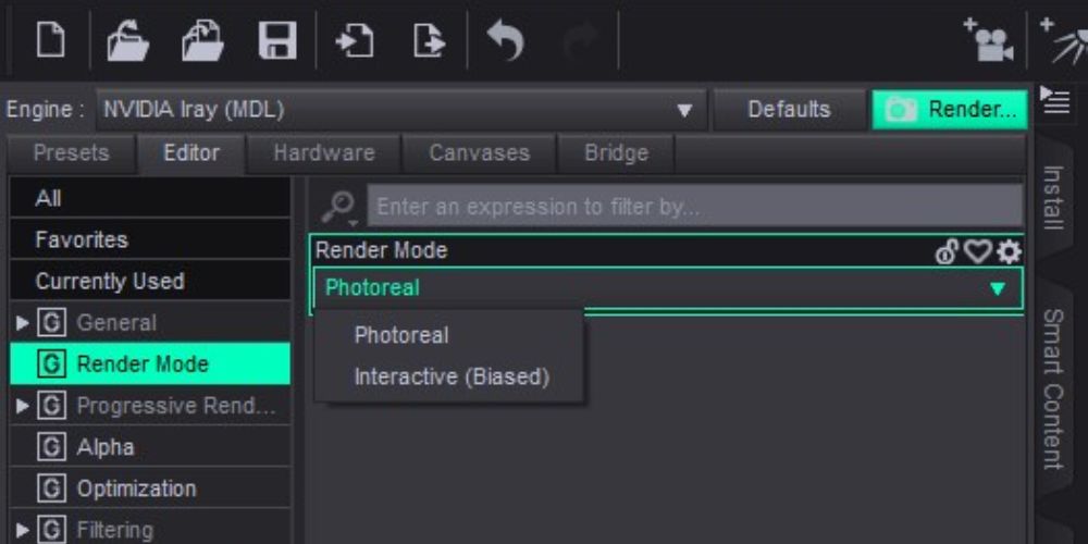 Mẹo cài đặt giúp tăng tốc render IRay trong Daz3D 4