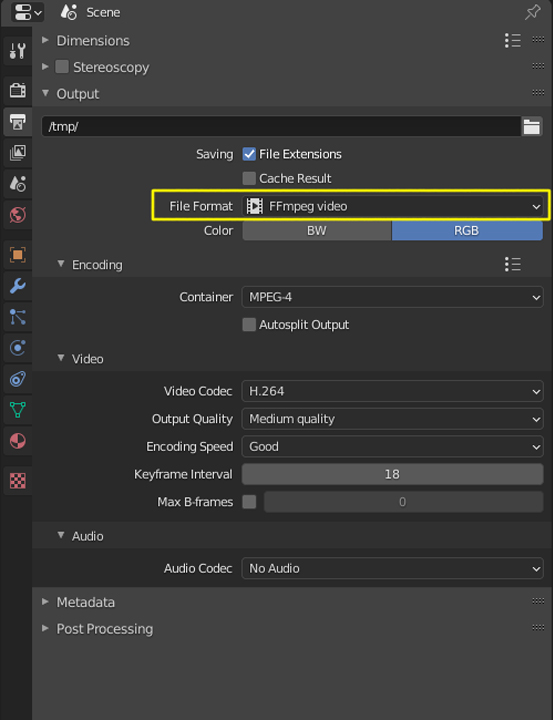 Mẹo hữu ích để kết xuất video animation trong Blender 7