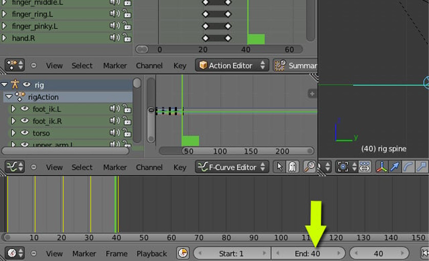 Mẹo hữu ích cho chu kỳ chuyển động bước đi trong Blender 4