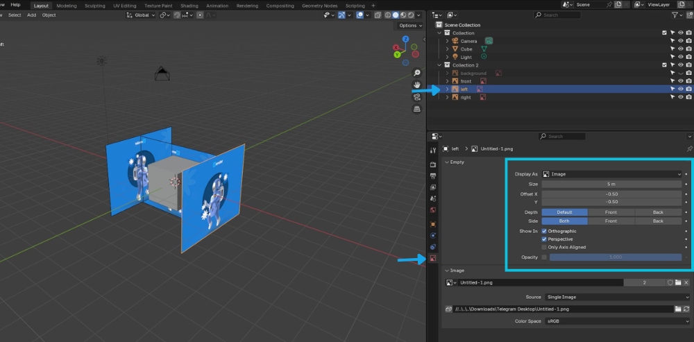 Cách sử dụng ảnh reference trong Blender 3