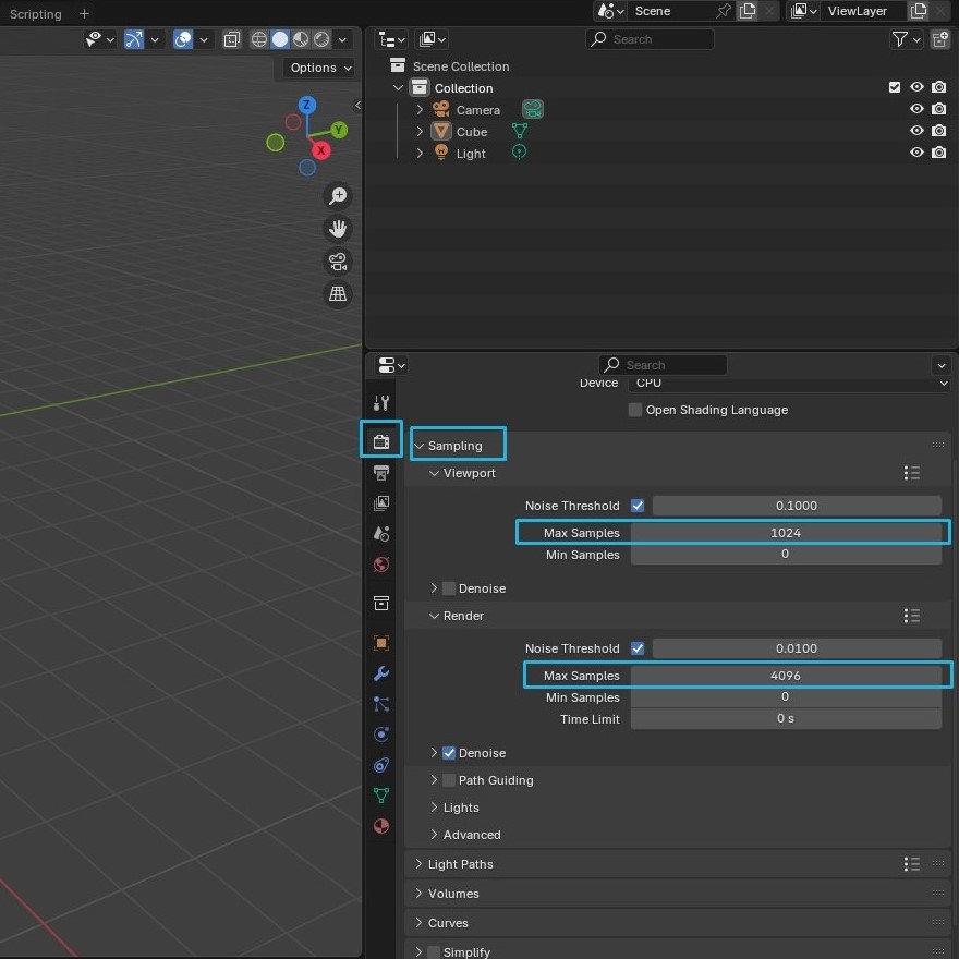 Cách tăng tốc độ render Blender Cycles X 5