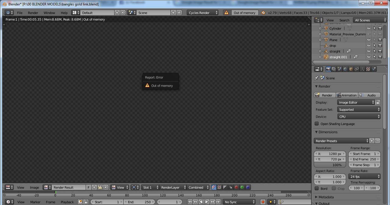Cách xử lý vấn dề Blender crash khi render 1
