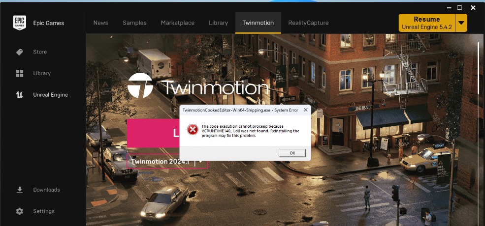Làm thế nào để khắc phục lỗi Twinmotion không mở được trên Windows và macOS ảnh 1
