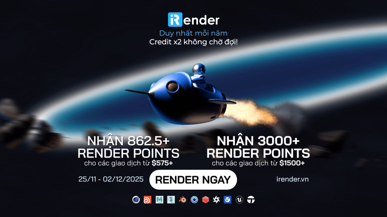 iRender bonus