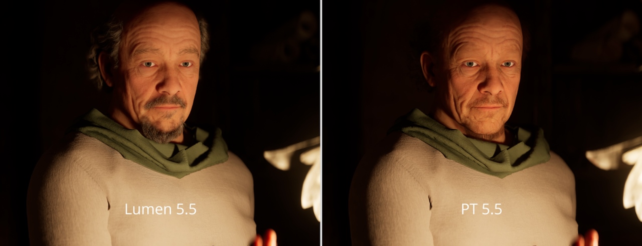 Lumen so với Path Tracer trong Unreal Engine 5.5 ảnh 8