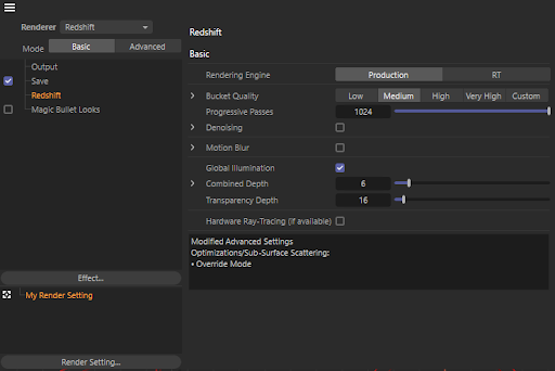 Cinema 4D treo khi render toàn bộ frames và cách khắc phục