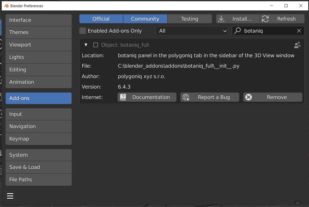 Cách khắc phục lỗi Botaniq Assets bị thiếu trong Blender 2