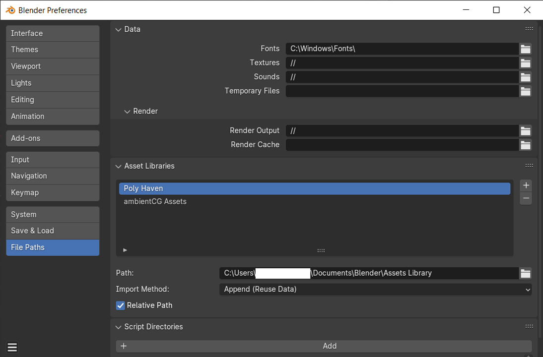 Cách khắc phục lỗi Botaniq Assets bị thiếu trong Blender 4