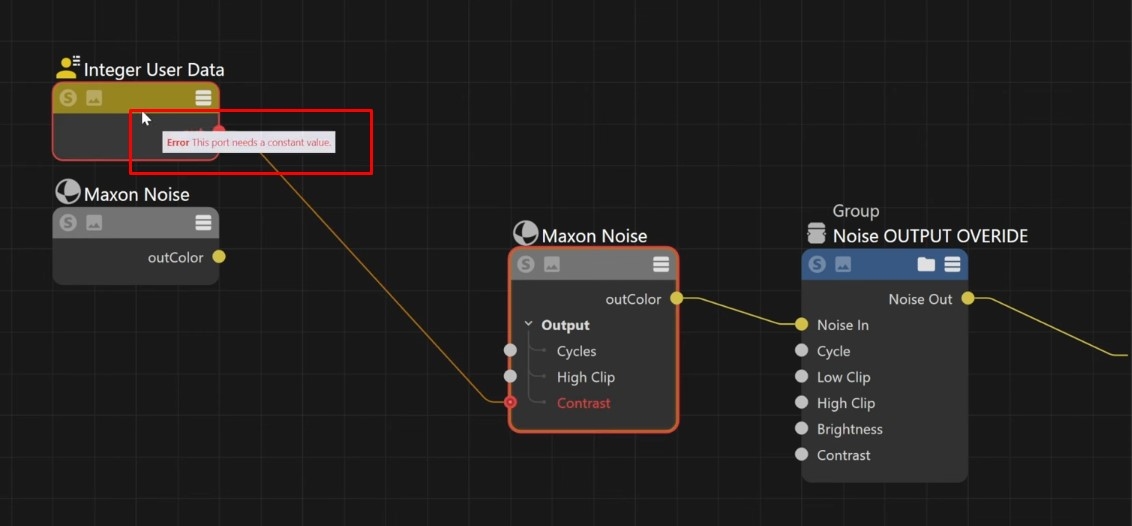 tạo nút Noise Output Override ảnh 1