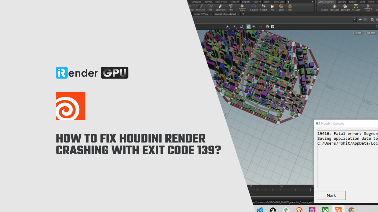 Offline Rendering Implementation Code Cách khắc phục Houdini Render bị crash với Exit Code 139 - irender.vn