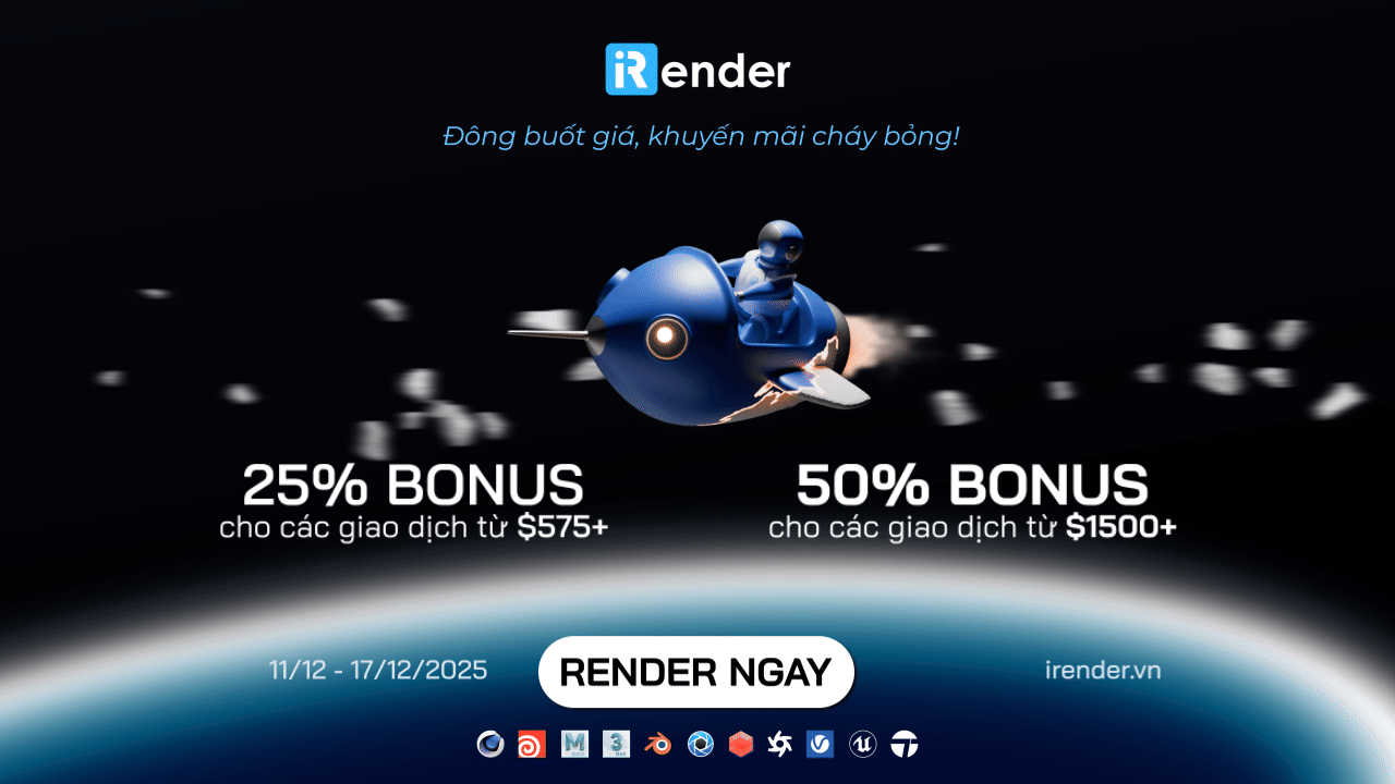 iRender bonus