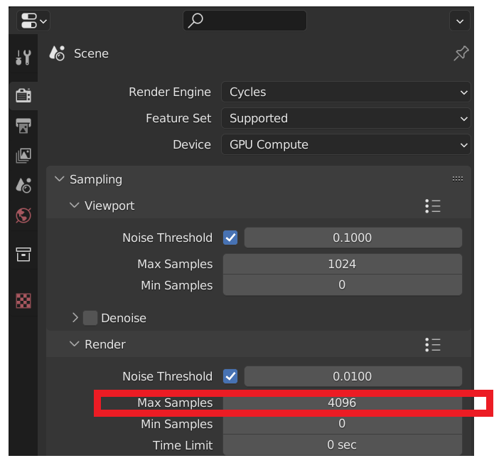 Làm thế nào để Blender Cycles render nhanh hơn?