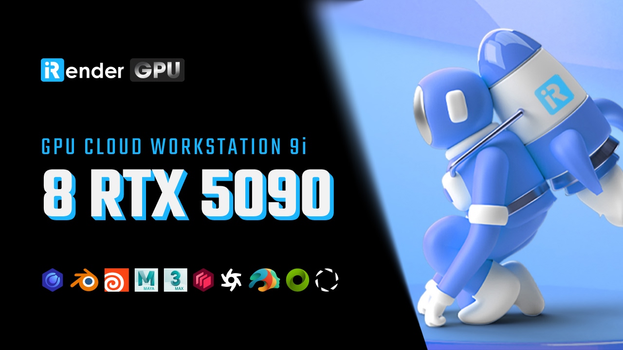 iRender Render Farm 8xRTX 5090