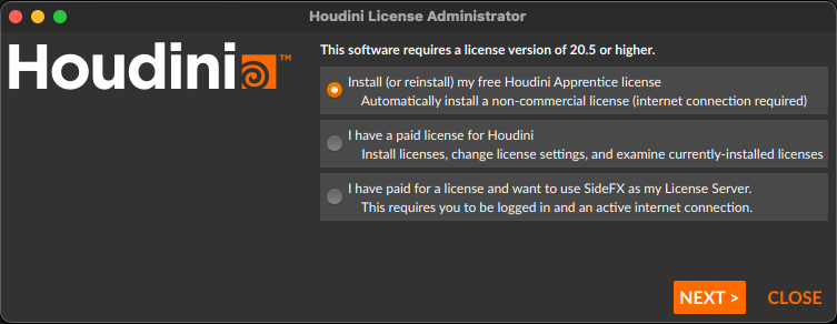 Giải thích các loại giấy phép Houdini cho Render Farm: Apprentice, Indie, Core, FX và Engine 2
