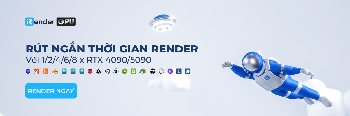 GPU Render Farm tốt nhất 2026: Vì sao RTX 5090 không đơn thuần chỉ là RTX 5090 với các studio
